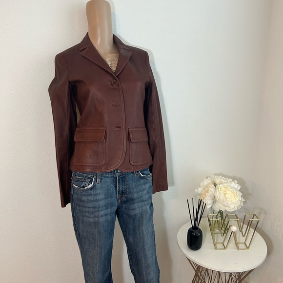 Theory leather Jacket - Picture 10 of 10